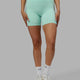 Base 2.0 Mid-Length Shorts - Pastel Turquoise