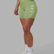 Rep Mid-Length Shorts - Green Fig